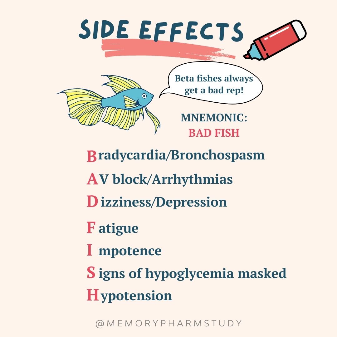 Beta-Blockers⁠⠀ – Memory Pharm